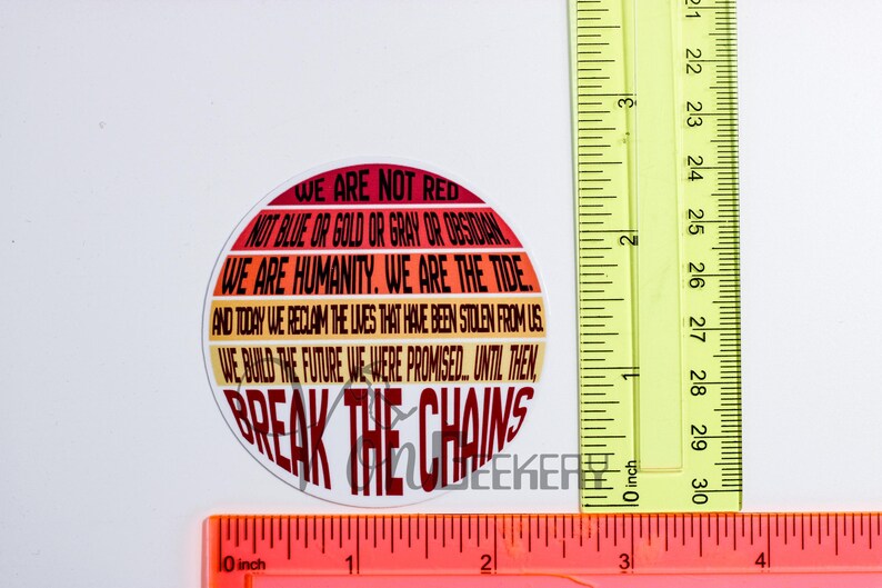 Break the Chains Sticker - Etsy