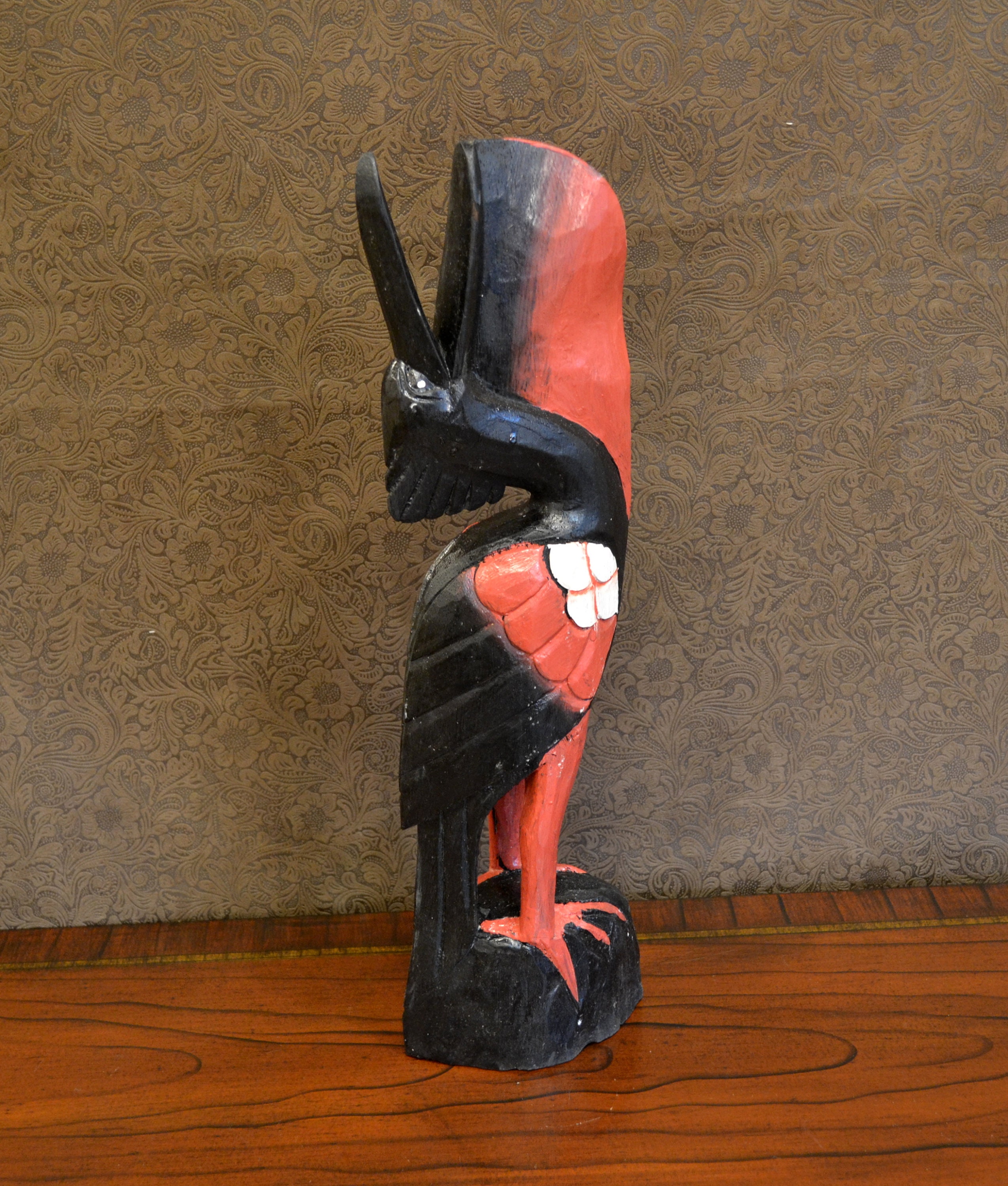 Wood Pelican StatueHand Made Etsy