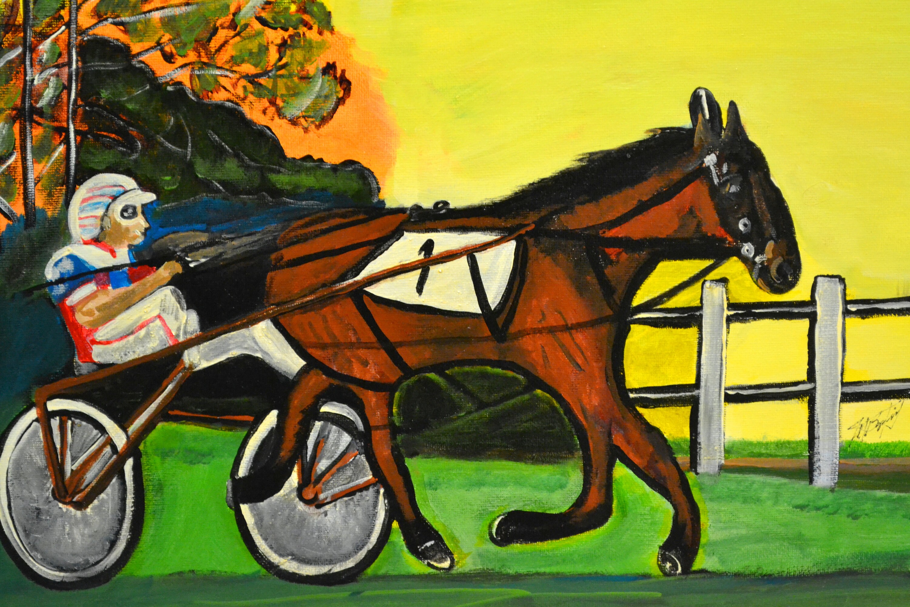 Horse Jockey Derby Paintinghand Paintedon Canvas Etsy Australia