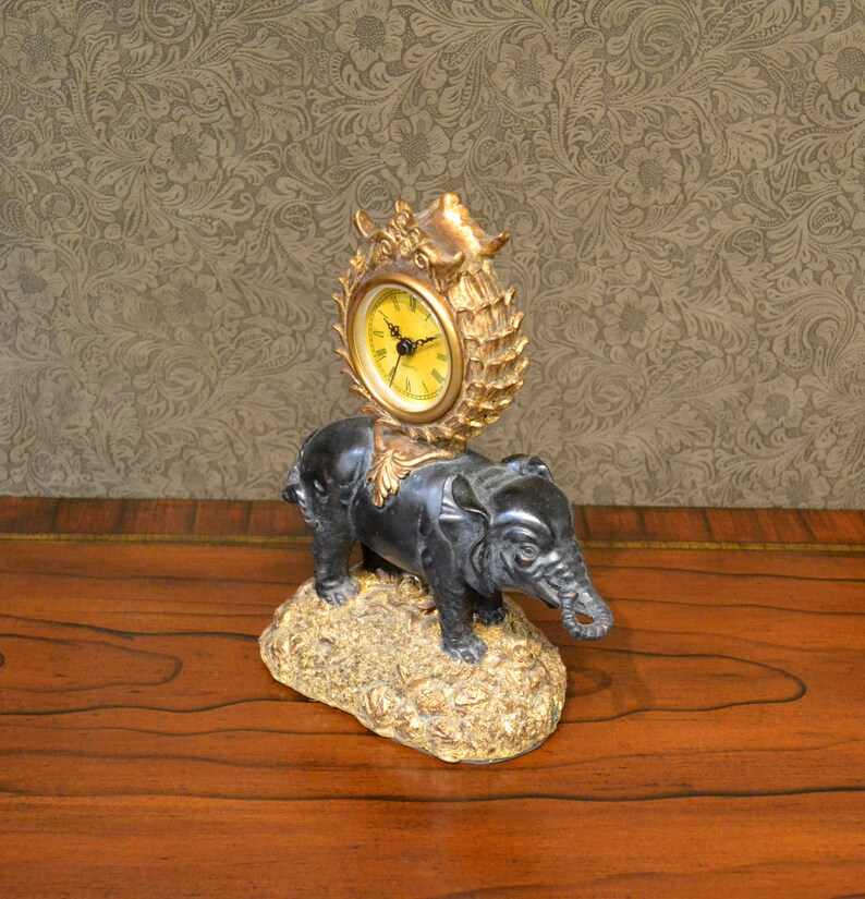 Elephant ClockUnique FindElephant Etsy