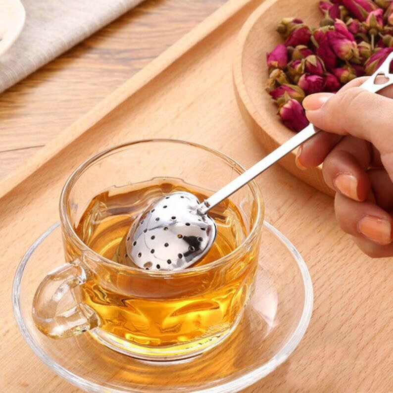 Tea Infuser Stainless Steel Heart Tea Strainer