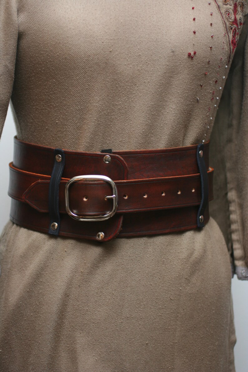 Warrior Leather Kidney Belt Etsy