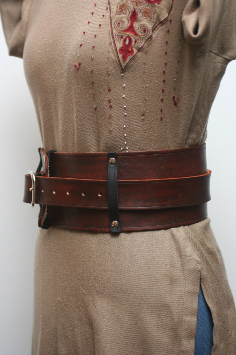 Warrior Leather Kidney Belt Etsy