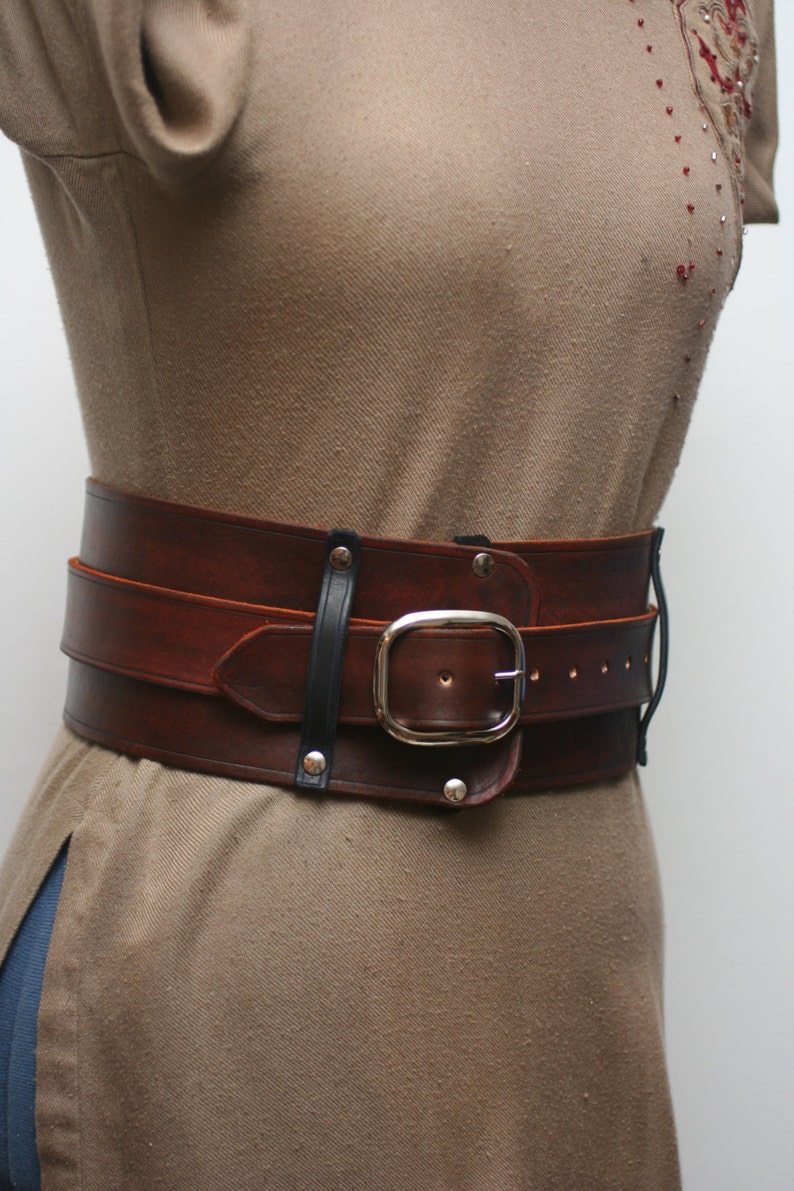 Warrior Leather Kidney Belt Etsy