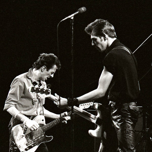 Joe Strummer & Paul Simonon of The Clash Photographic Print 1979 Punk Rock Legends