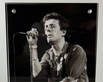 Joe Strummer The Clash 1979 Photograph St Paul Civic Center Lucite Limited Edition
