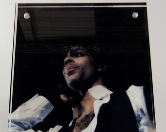 Prince Concert Photograph ’82 First Avenue Nightclub Controversy Tour Lucite Limited Edtion