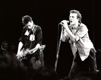 Joe Strummer and Mick Jones of The Clash Photograph Print 1979 Punk Rock Legends