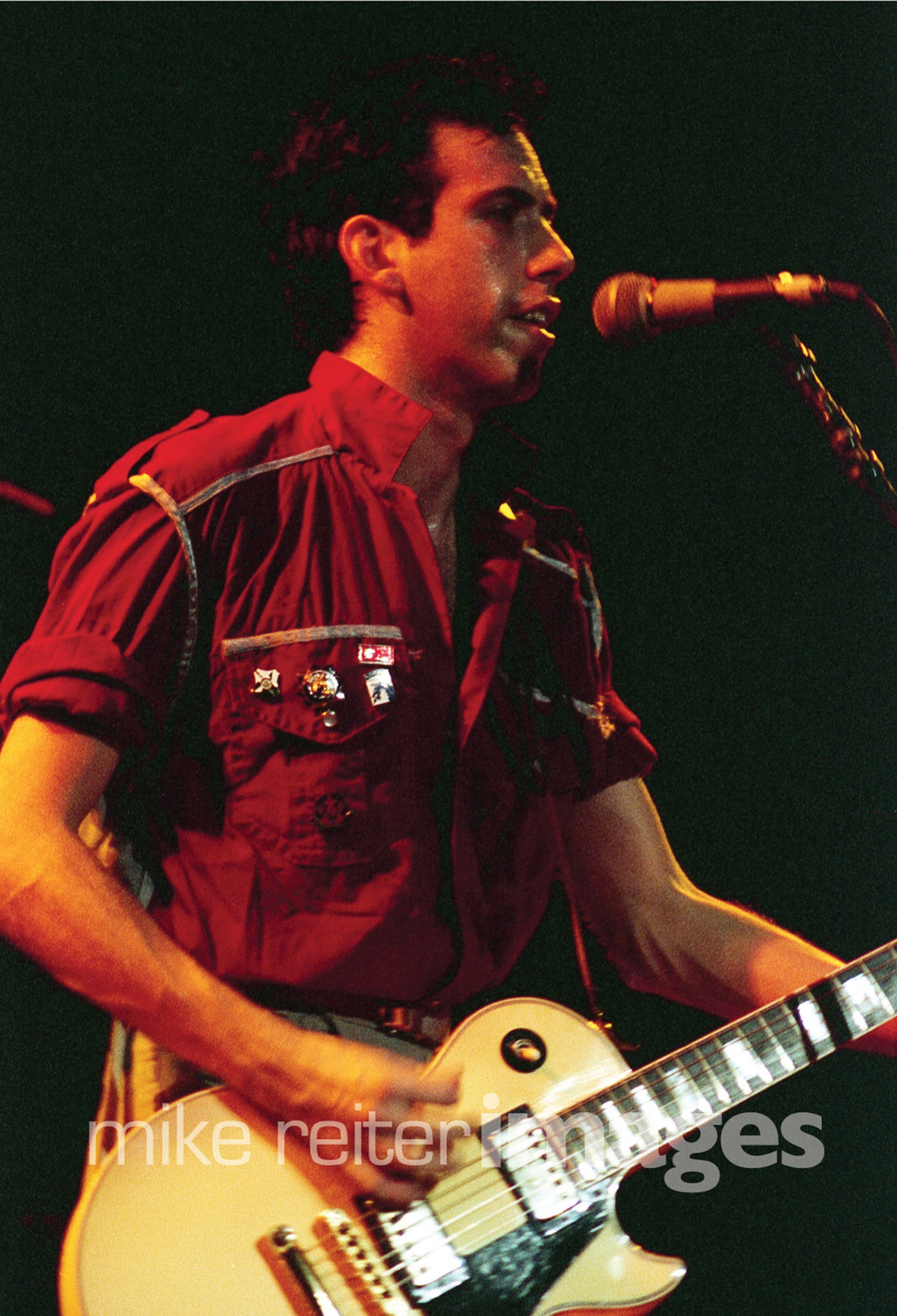Mick Jones of the Clash 1982 Combat Rock Tour Photograph St. Etsy