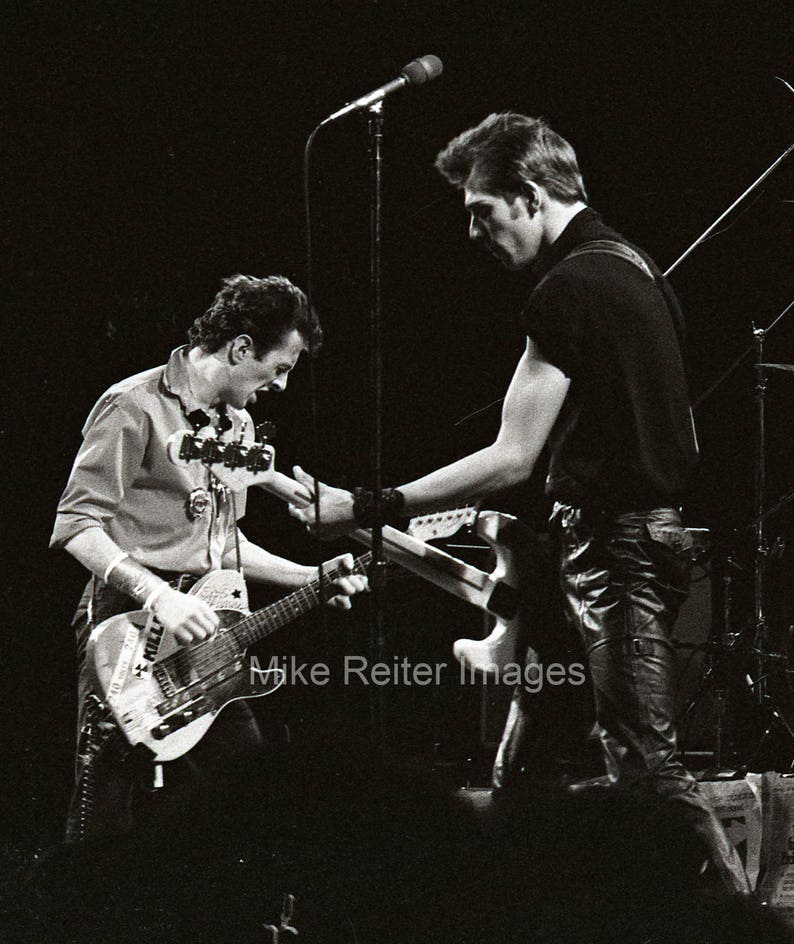 Joe Strummer & Paul Simonon of The Clash Photographic Print 1979 Punk Rock Legends image 3