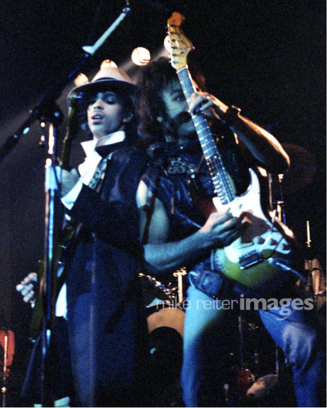 Prince With Dez Dickerson Concert Photograph '82 First