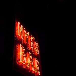 Nye’s Bar Neon Sign Photograph Minneapolis Art Print