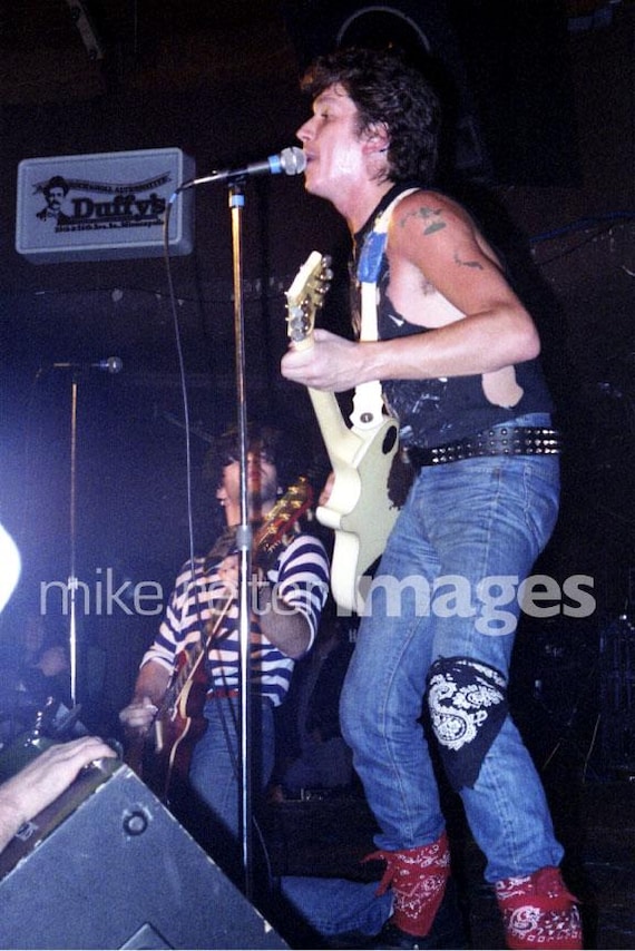 The Sex Pistols Steve Jones 1981 Concert Photo Minneapolis the