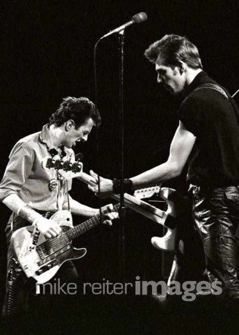 Joe Strummer & Paul Simonon of The Clash Photographic Print 1979 Punk Rock Legends image 2