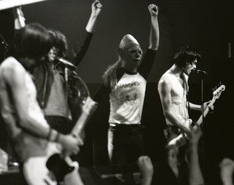 Johnny, Joey, & Dee Dee Ramone of The Ramones Original Print 1981 First Avenue Nightclub Minneapolis