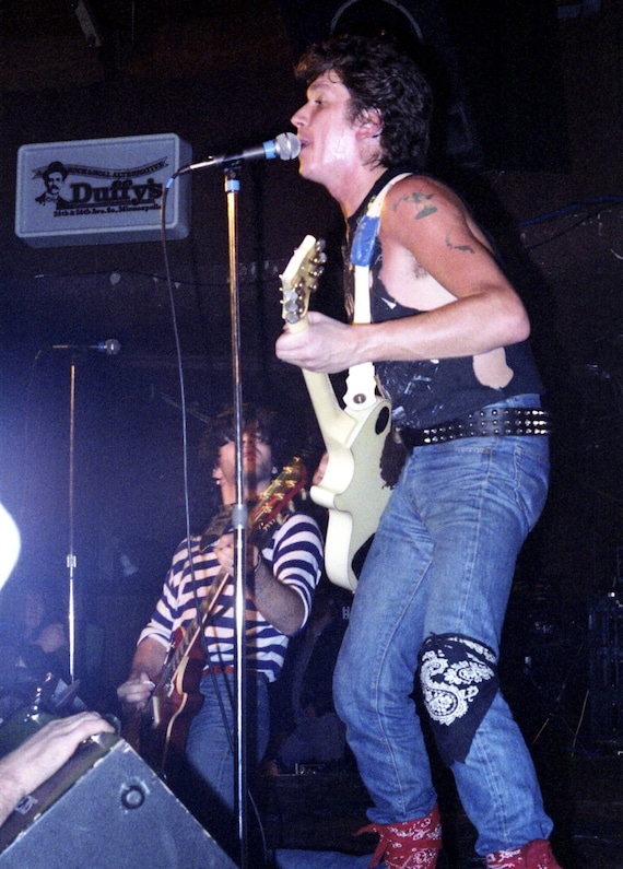 The Sex Pistols Steve Jones 1981 Concert Photo Minneapolis The Etsy