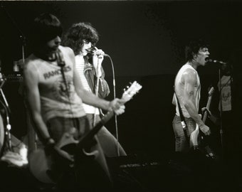 Johnny, Joey, & Dee Dee Ramone of The Ramones Original Print 1981 First Avenue Nightclub Minneapolis