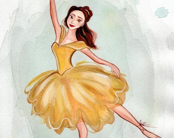 Ballerina Beauty - 11x14" Premium Art Print