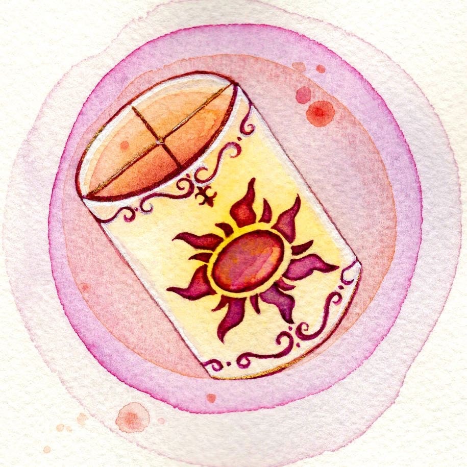 Rapunzel Lanterns Sketch