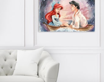 A Blue Lagoon - Canvas