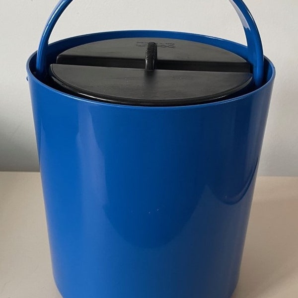 Bodum - Postmodern 1980's vintage blue icebucket Oktett