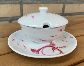 Haviland France - Vintage Limoges Porcelain Condiment Jar