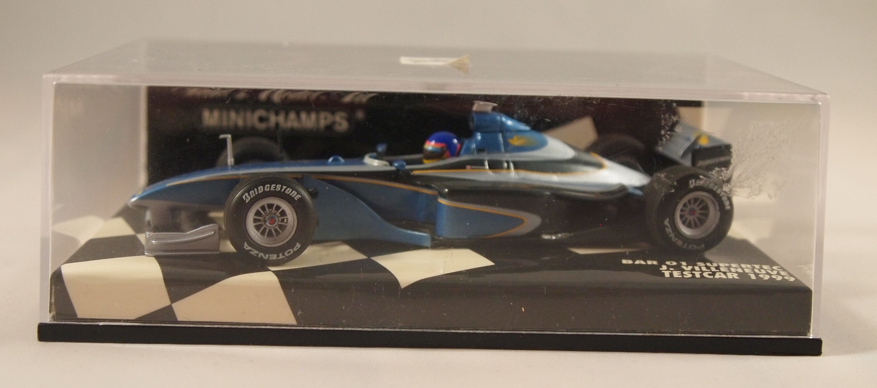 MINICHAMPS Bar 01 Supertec Testcar F1 1999 J Villeneuve - Etsy