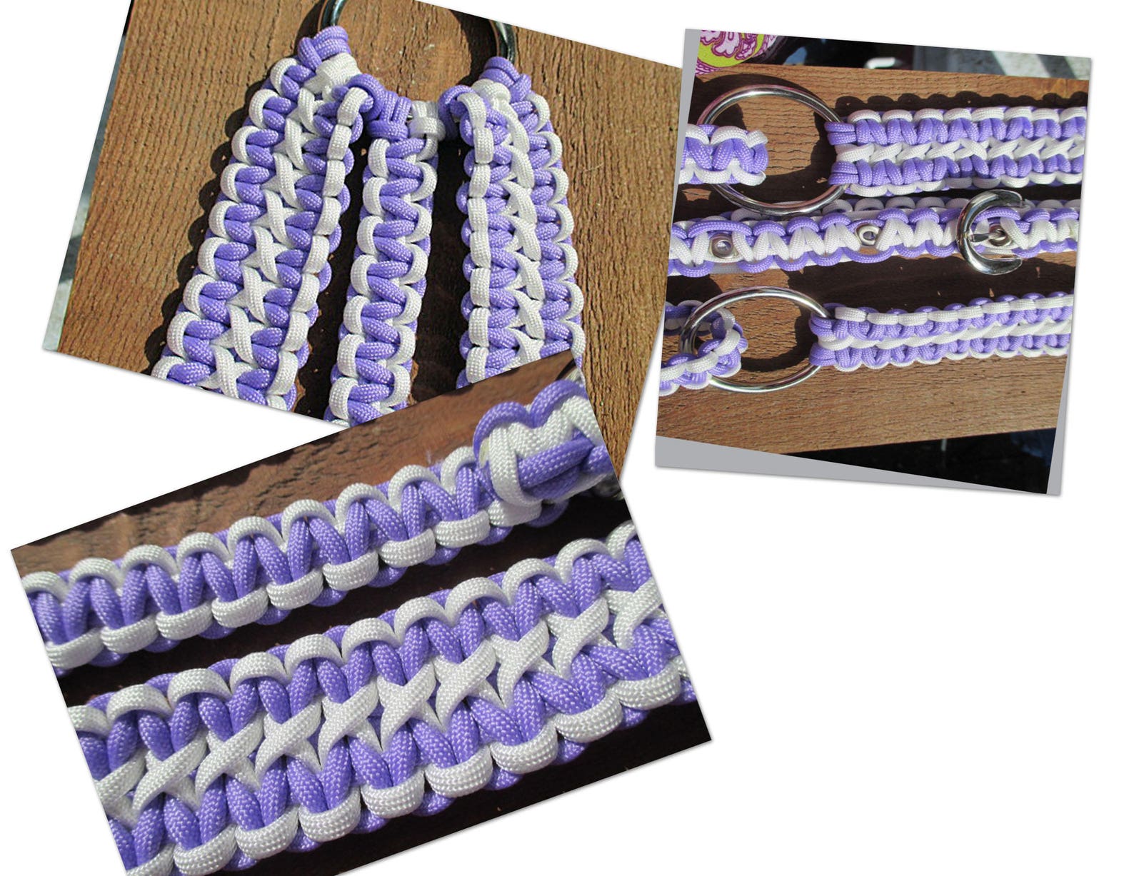 Paracord Horse Tack Set Lavender and White Etsy