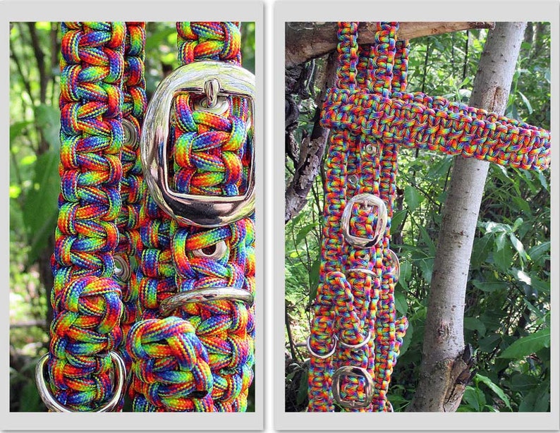 Horse Tack Paracord Head Stall, Breast Collar, Wither Strap, Reins