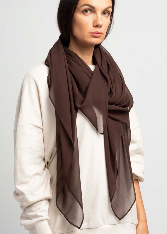 big brown scarf