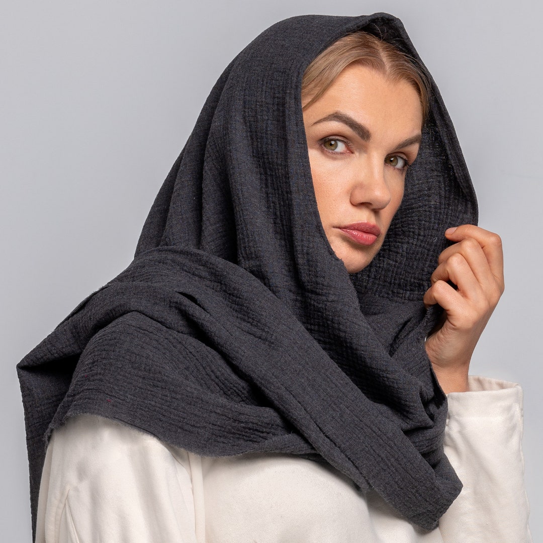 小物 SAN SAN GEARHOODIE SCARF MELANGE GREY Shop - HOODIE - SAN SAN GEAR