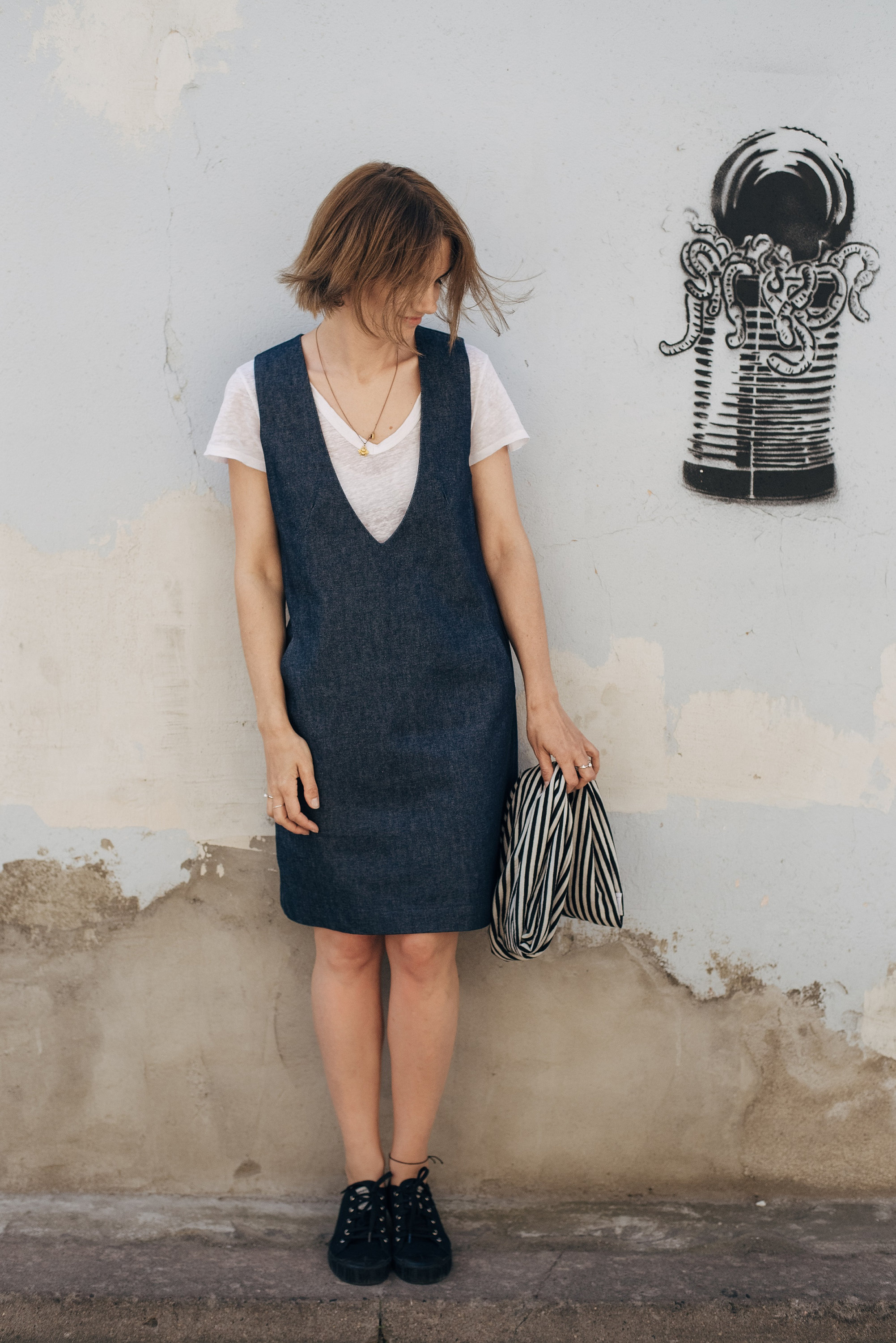 【&lovehelloさま専用】Blue DenimApron Dress &lovehelloさま専用】Blue DenimApron Dress &lovehelloさま専用