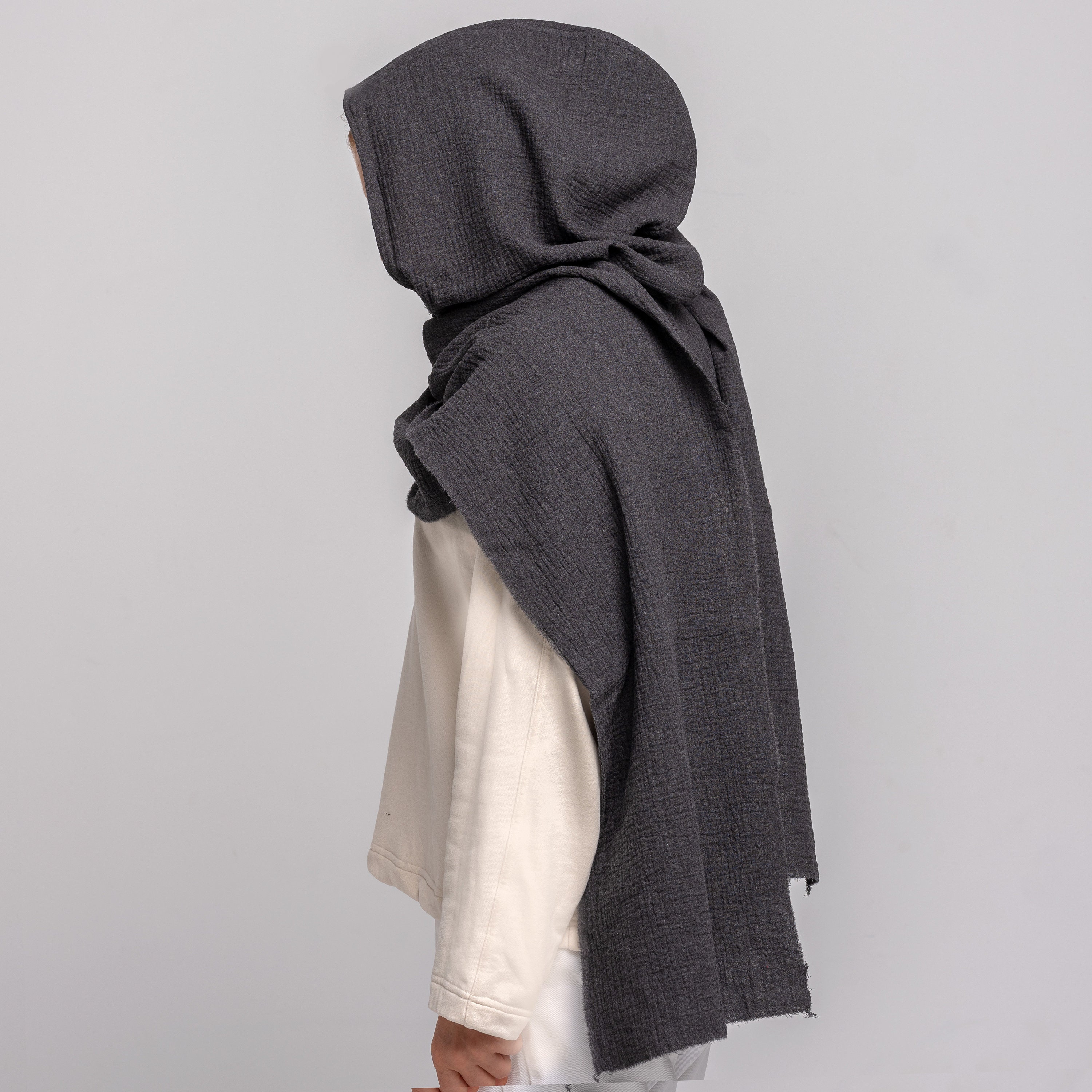 小物 SAN SAN GEARHOODIE SCARF MELANGE GREY HOODIE SCARF [MELANGE GREY] - SAN SAN GEAR