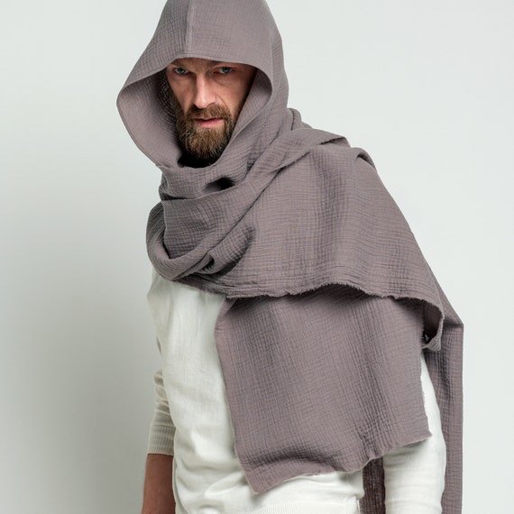 Grey Hood Unisex, Organic Cotton Cowl Scarf, Cowl Shrug Men, Burningman, Festival Gypsy Rave, Convertible Scarf, Hooded Scarf, Dune Cosplay - Etsy Grey Hood Unisex, Organic Cotton Cowl Scarf, Cowl Shrug Men, Burningman, Festival Gypsy Rave, Convertible Scarf, Hooded Scarf, Dune Cosplay - Etsy