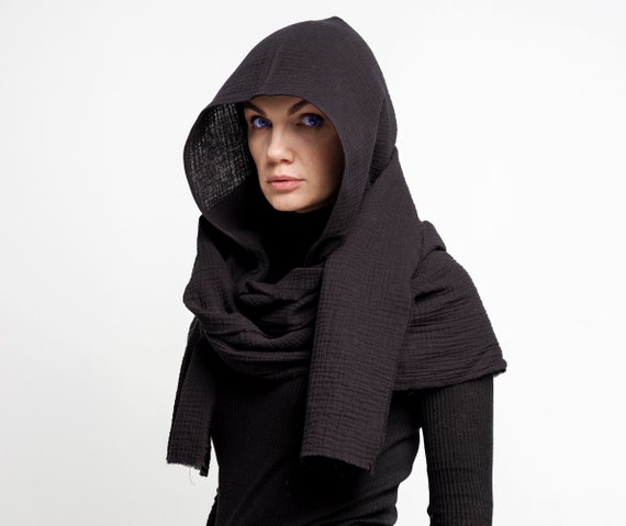 Organic Cotton Hood Unisex, Black Cowl Scarf, Cowl Shrug Men, Burningman, Festival Gypsy Rave, Convertible Scarf, Hooded Scarf, Dune Cosplay - Etsy Organic Cotton Hood Unisex, Black Cowl Scarf, Cowl Shrug Men, Burningman, Festival Gypsy Rave, Convertible Scarf, Hooded Scarf, Dune Cosplay - Etsy