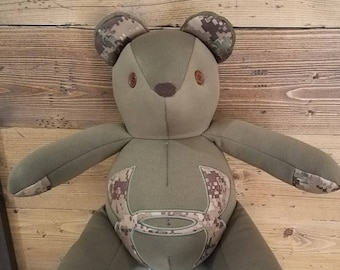 Custom Memory Bears, handmade from your clothing or fabric
