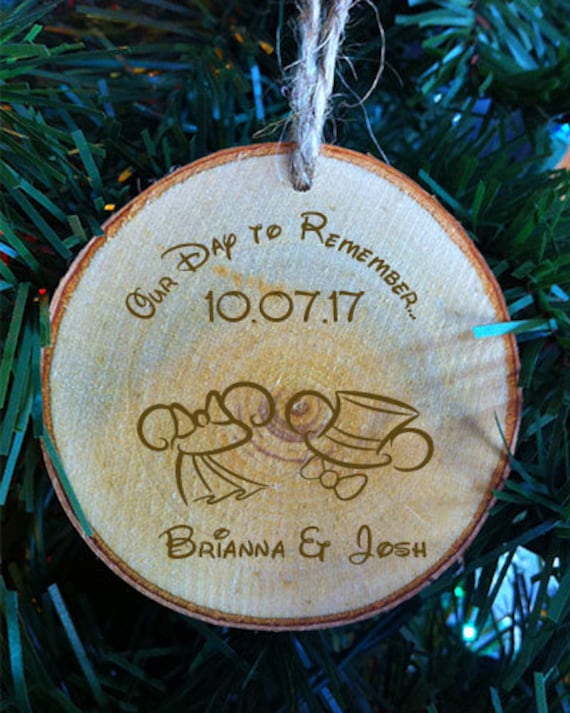 disney wedding ornament