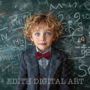 Back To School Digital Backdrop Photography, Chalkboard, Class Board, Pizarra, Photo  School Portrait Background Composite, Instant Download