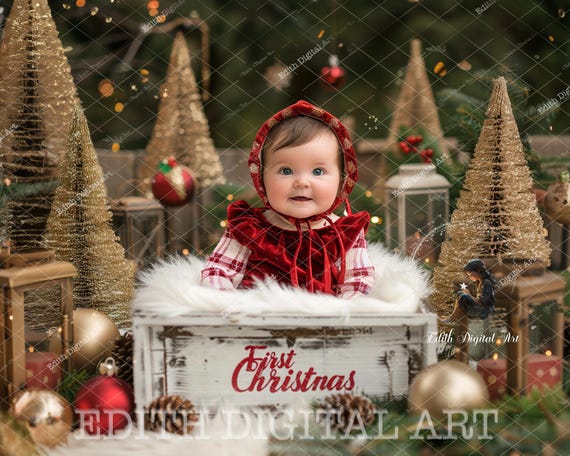 Mehofond fotografia sfondo natale babbo natale inverno neve albero di natale regalo Kid Family Portra Decor sfondo Studio fotografico  44