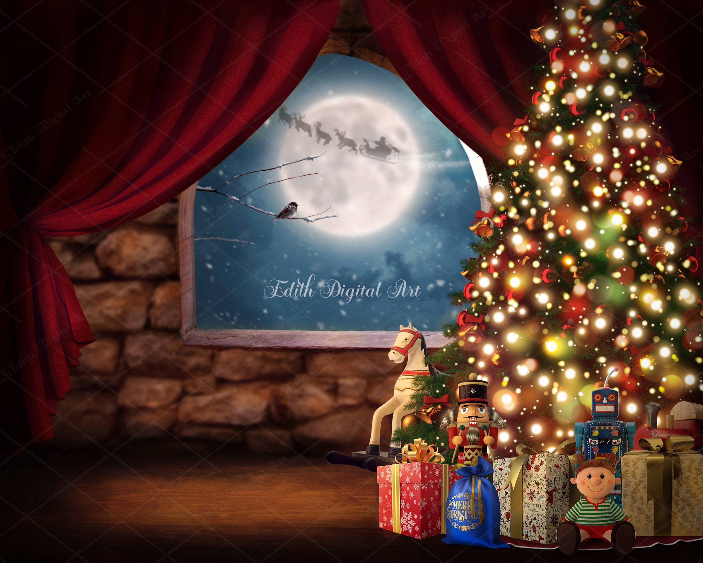 Santa's Christmas Photo Album, Video Displays ft. album & craft - Envato  Elements