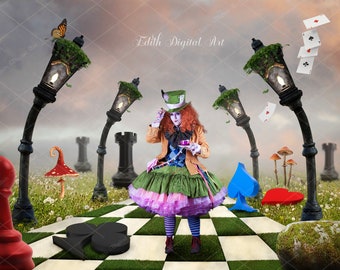 The Fantasy World of Alice Backdrop -  shop