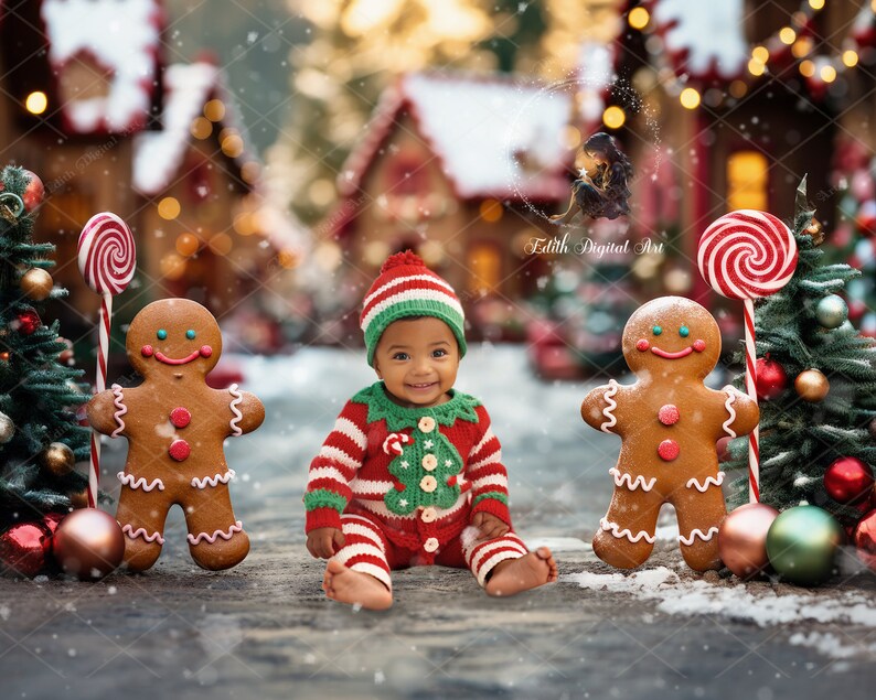 Gingerbread Child Computer Background 5 Christmas Gingerbread Backgrounds Photography, Christmas Digital ...