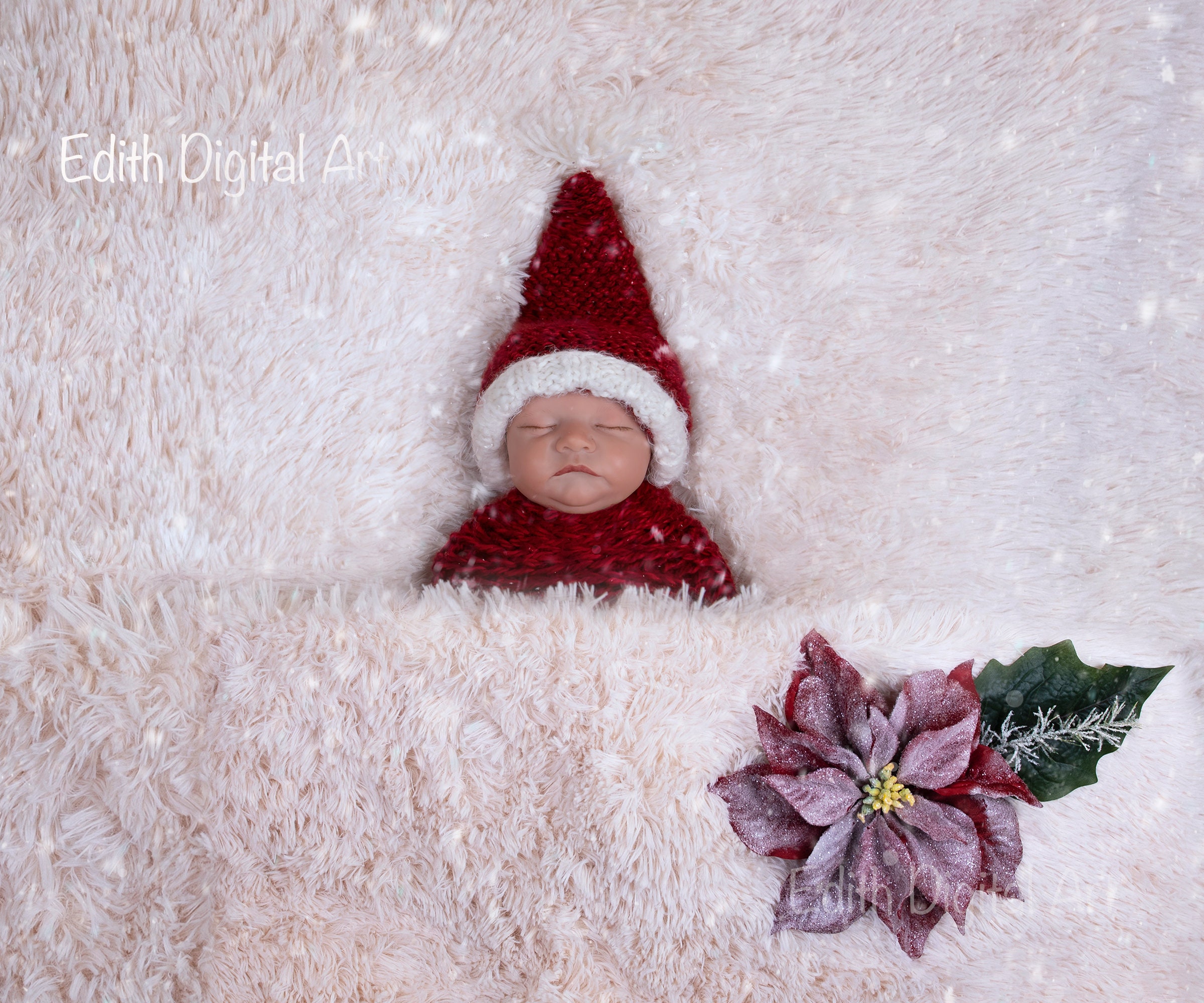 Christmas Digital Backdrop Newborn Digital Background / - Etsy