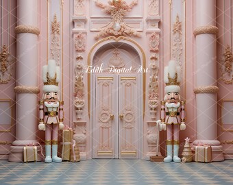 Toile De Fond Noël MEHOFOND 2,1x1,5m - Casse-noisette Déco Hiver Pour Photos Famille