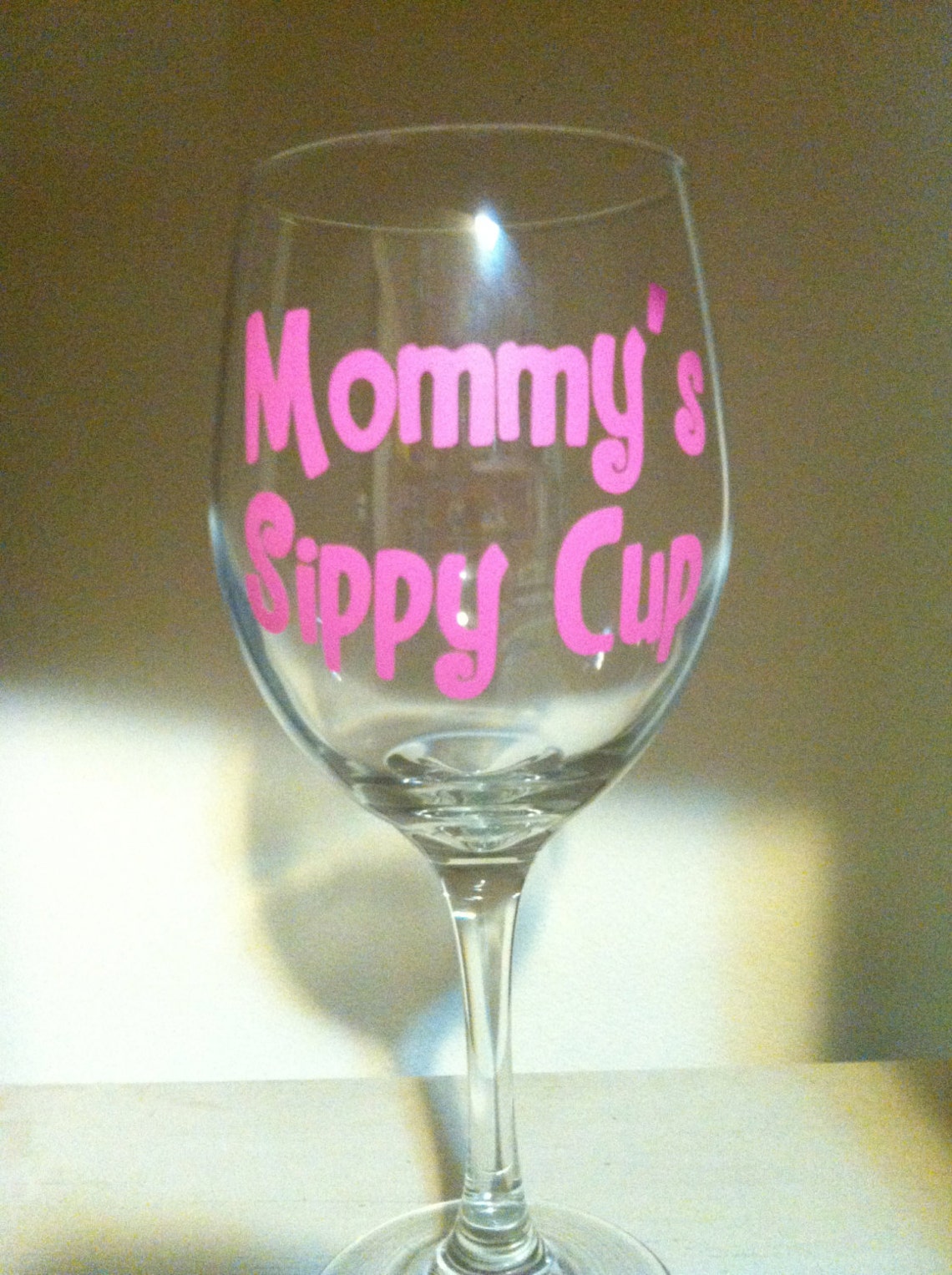 Mommy's Sippy Cup Wine Glass Etsy