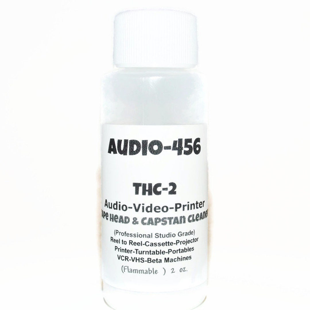 Audio 456 THC-2 2oz Tape Head & Capstan Cleaner for Reel to Reel