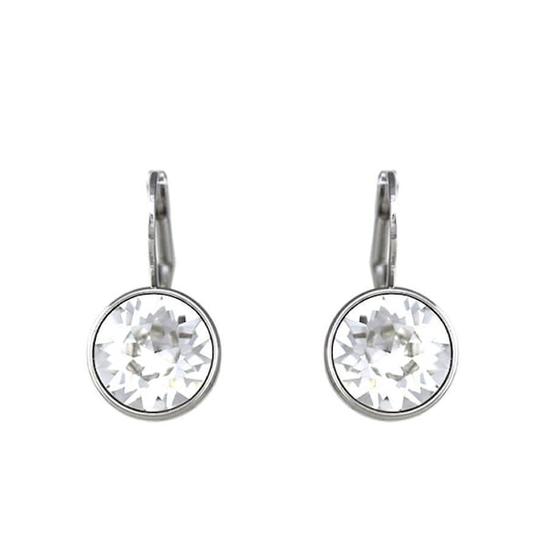 Baby Crystal Bella Mini Round  Clear Crystal Earrings with SWAROVSKI Crystals