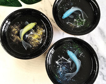 Constellation With Galaxy Resin Painting, Boho Coffee Table Decor, Home Table Decor Bowl, Unique Home Decor Gift Ideas Constellation Gift