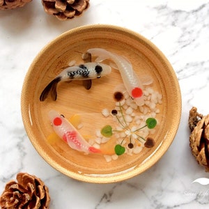 3D Koi Fish Resin Painting, resin art, acrylic painting, nice table decor, best friend gifts, teacher gifts, art gift, 3D painting for sale