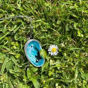 Collier poisson Yin Yang, Avatar le dernier maître de l'air, peinture de poisson, art Yin Yang, collier couple poissons Koi image 13
